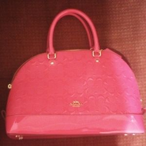 Pink coach purse